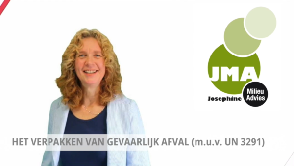 Module: Het verpakken van gevaarlijk afval (m.u.v. UN 3291)